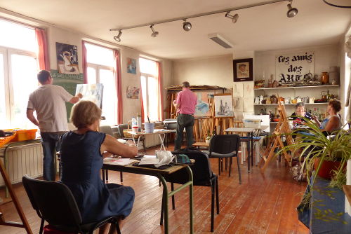 drawing atelier of friends of artists painters
